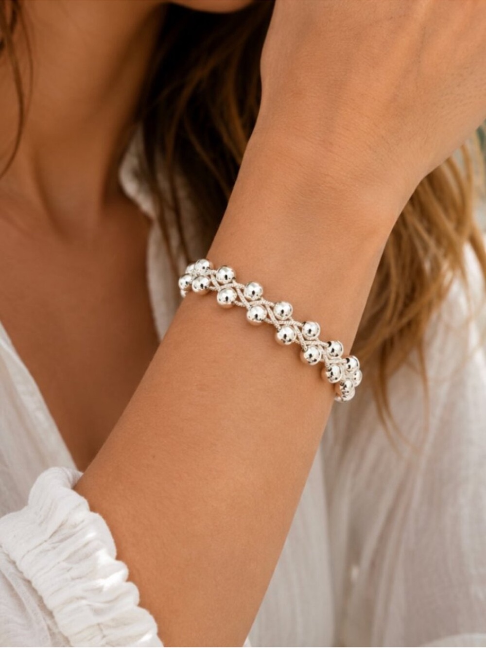 925 Sterling Silver Bead Bracelet
5 MM Ball Bracelet Large Thick
Bracelet